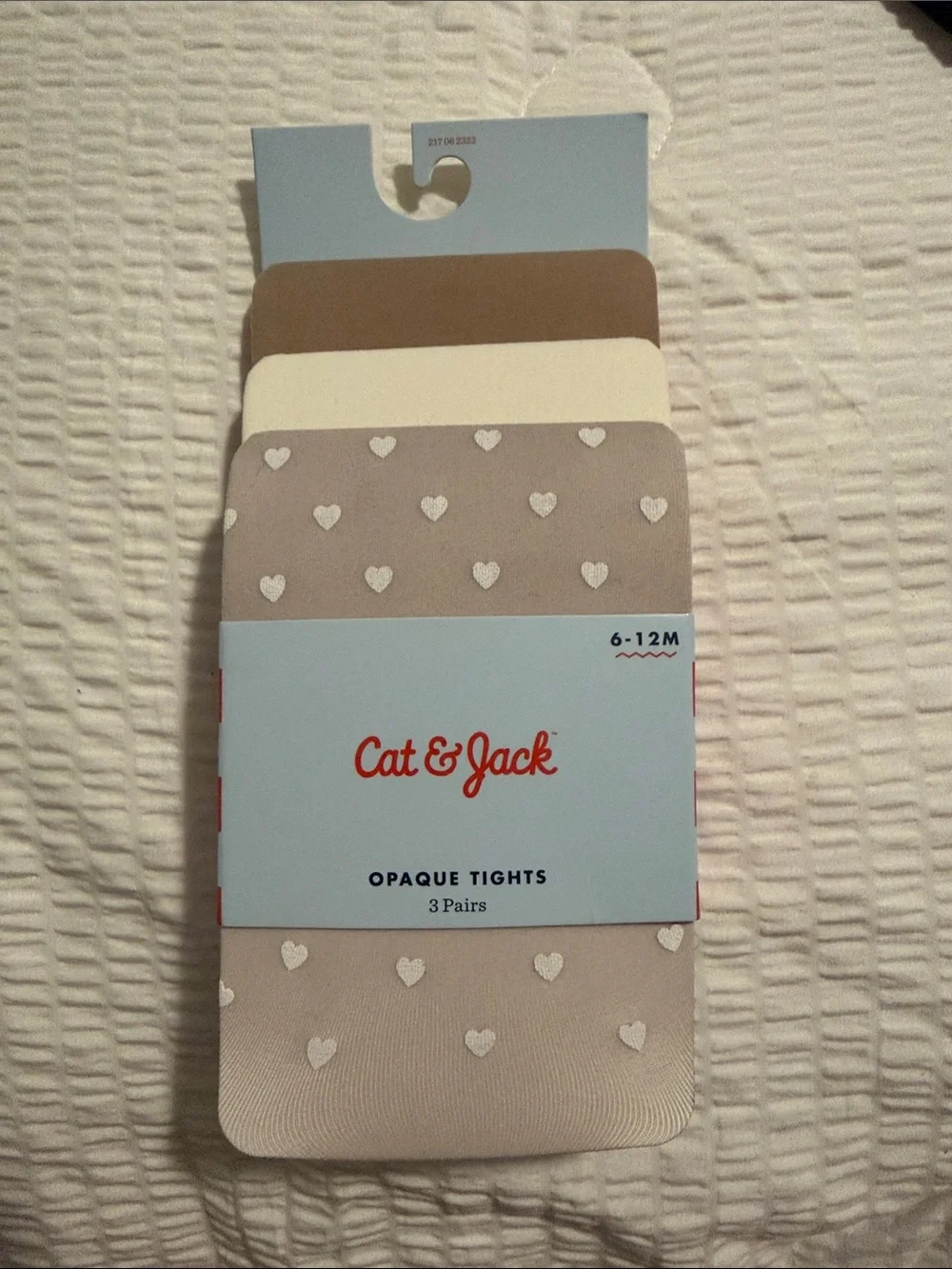 Cat & Jack Opaque Tights - baby girl 6-12M